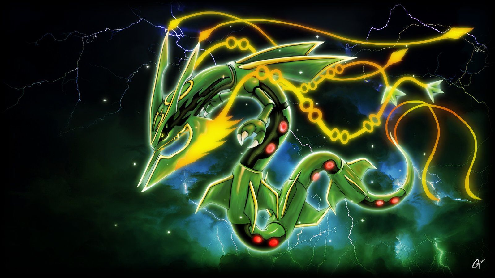 Pictures Of Mega Rayquaza Card Wallpapers