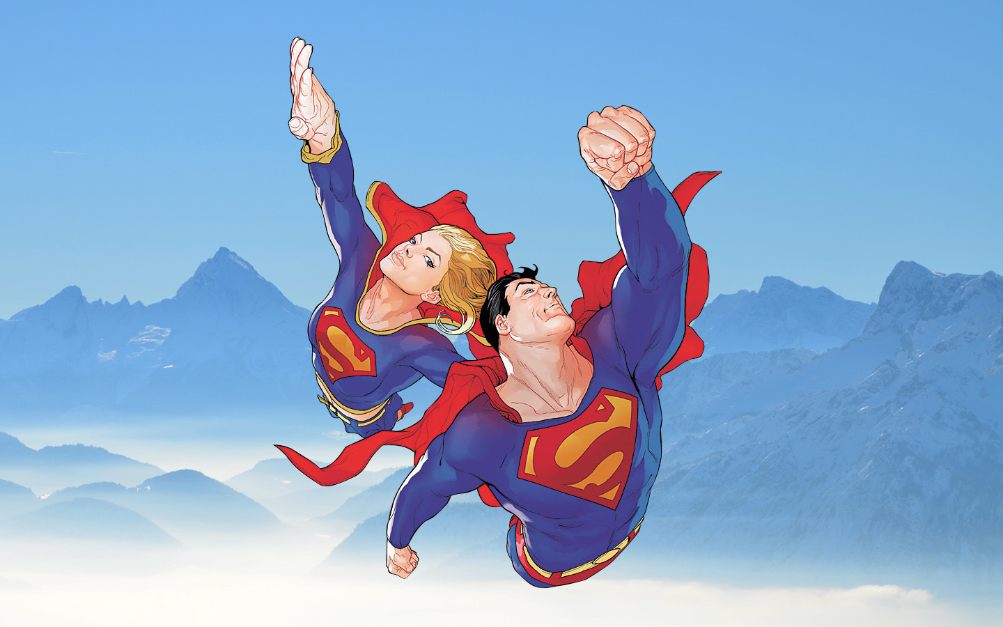 Pictures Of Superman And Supergirl Wallpapers