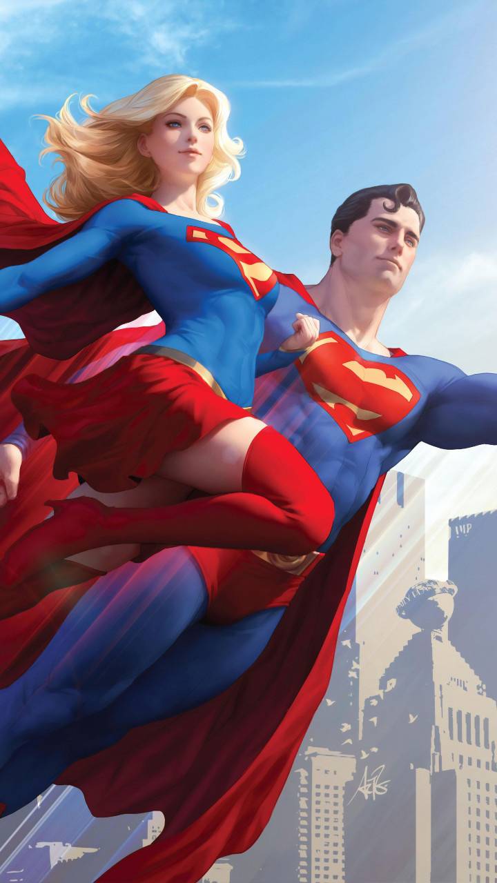 Pictures Of Superman And Supergirl Wallpapers