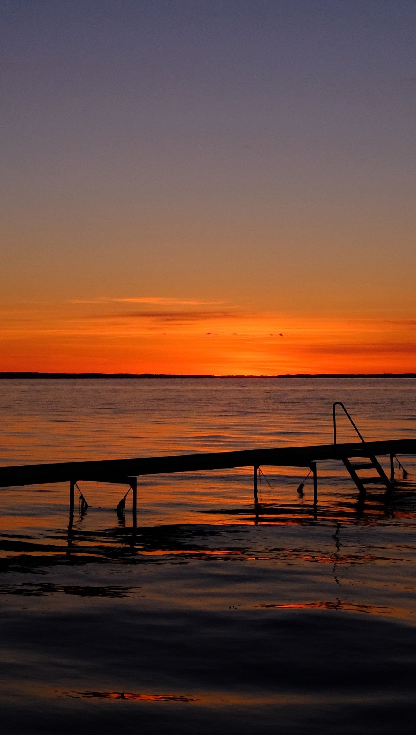 Pier At Sunset Wallpapers