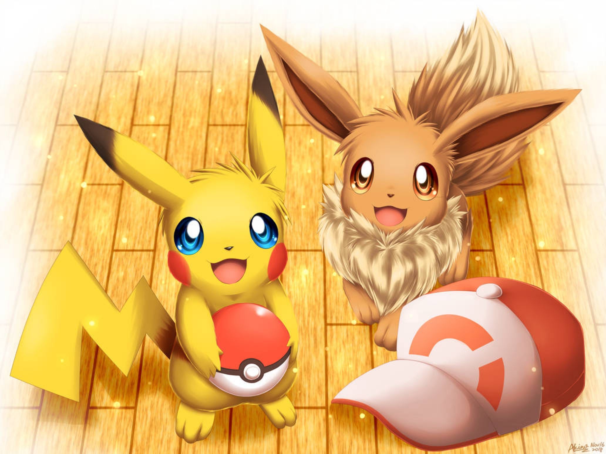 Pikachu And Eevee Wallpapers