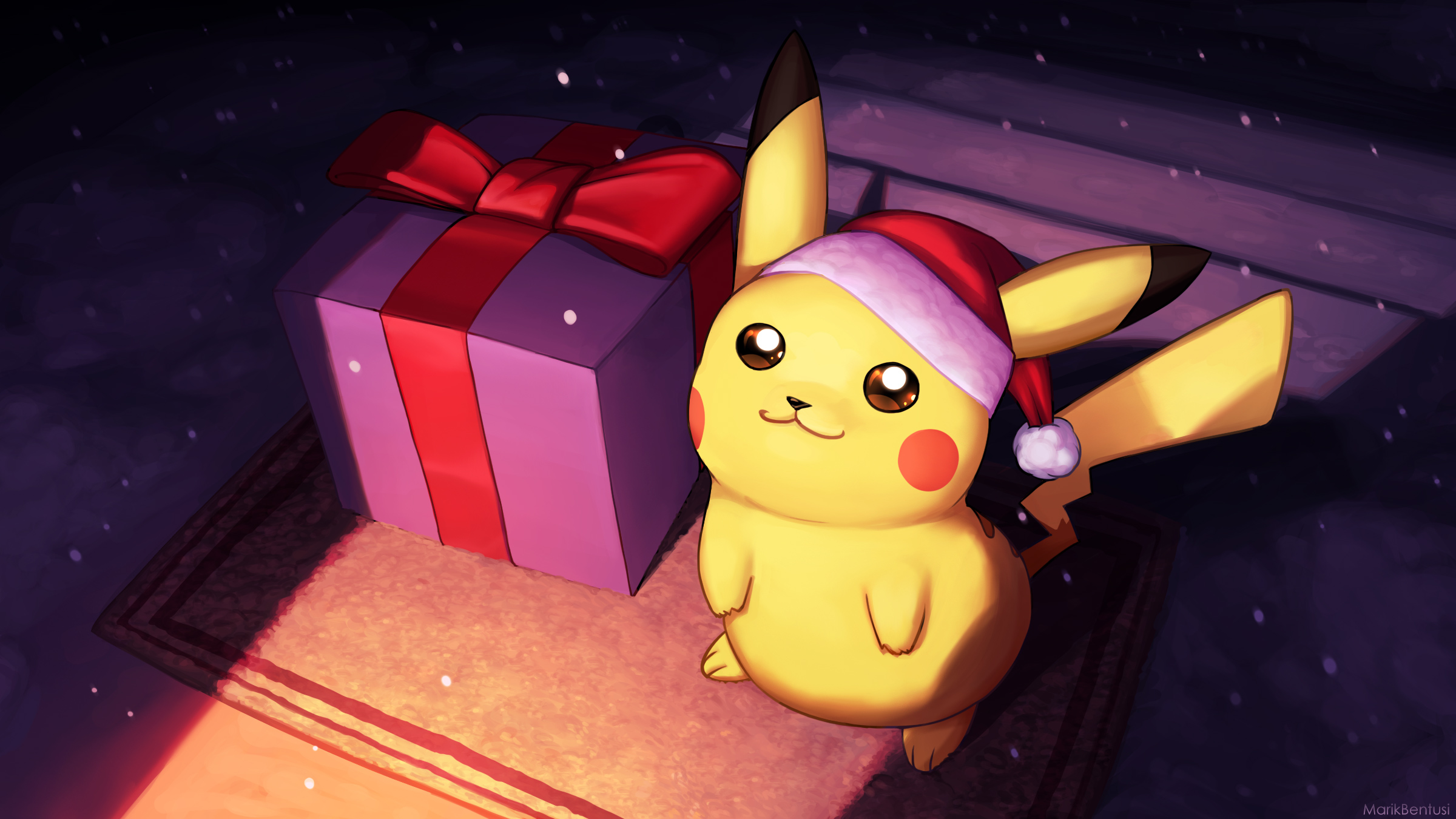 Pikachu Christmas Wallpapers