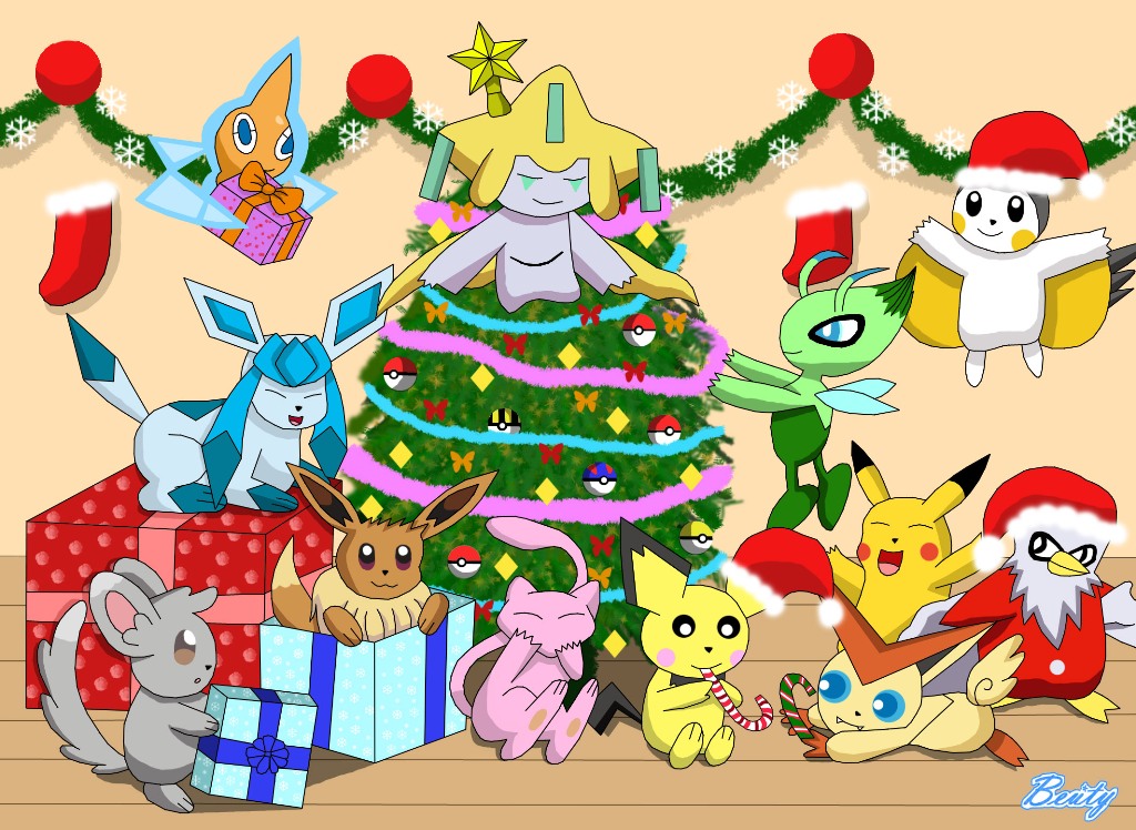 Pikachu Christmas Wallpapers