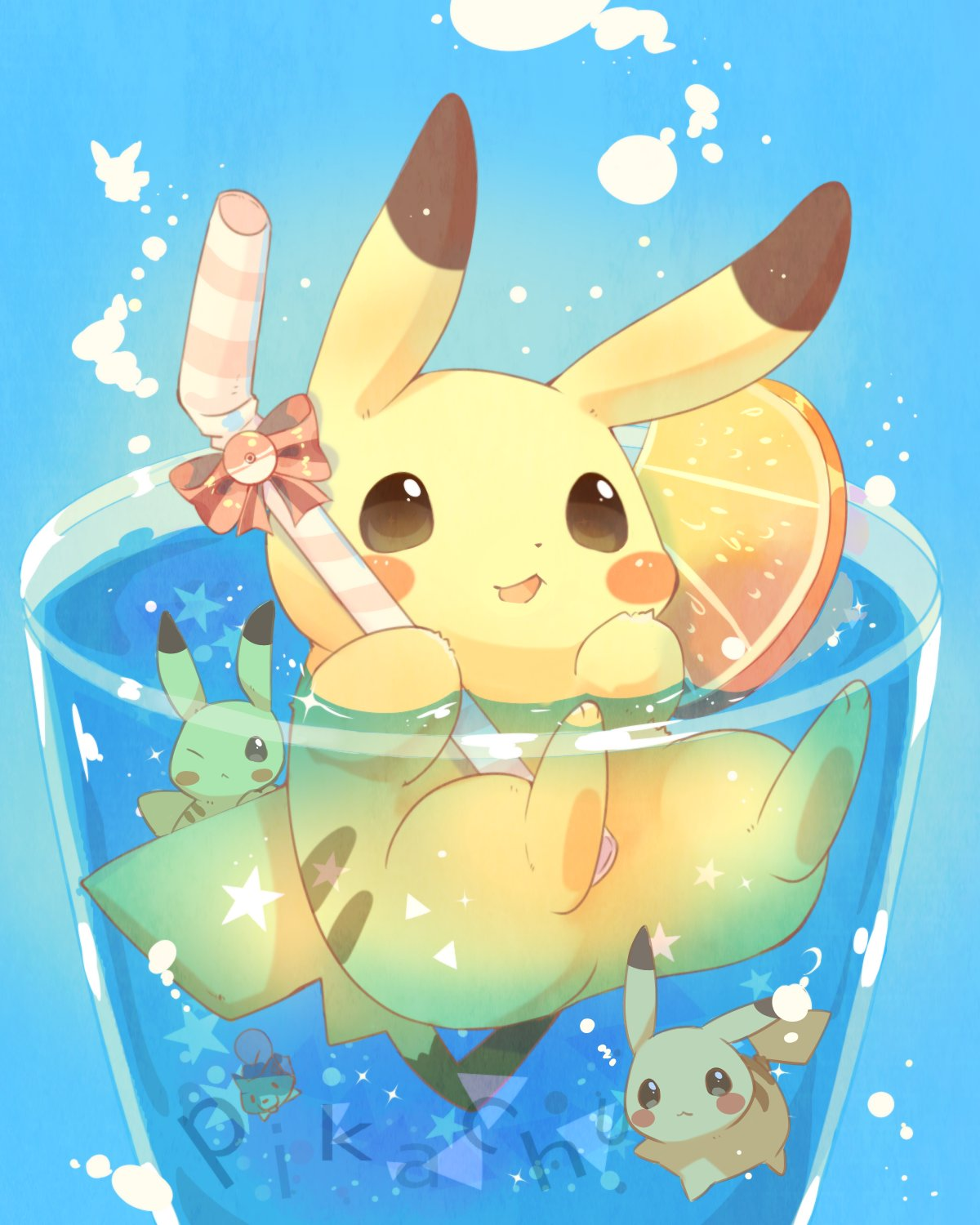 Pikachu Cute Chibi Wallpapers