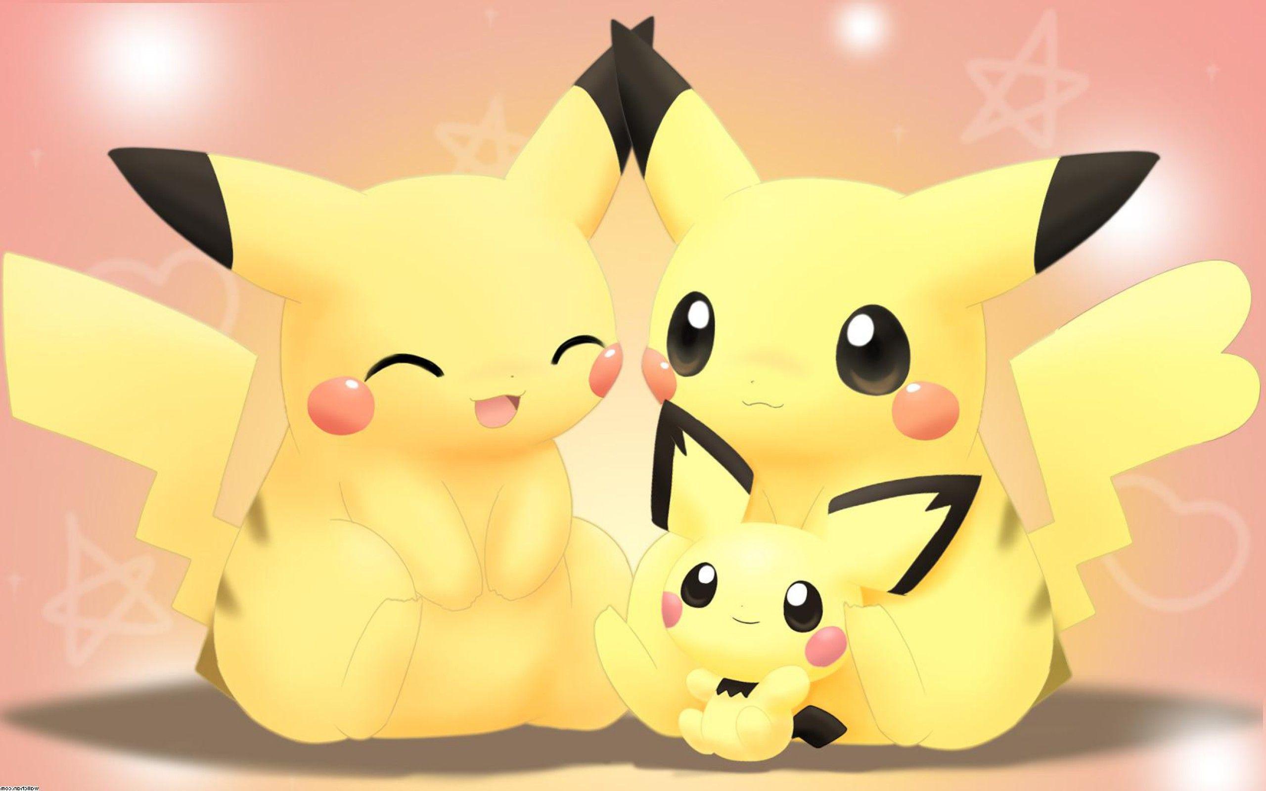 Pikachu Cute Chibi Wallpapers