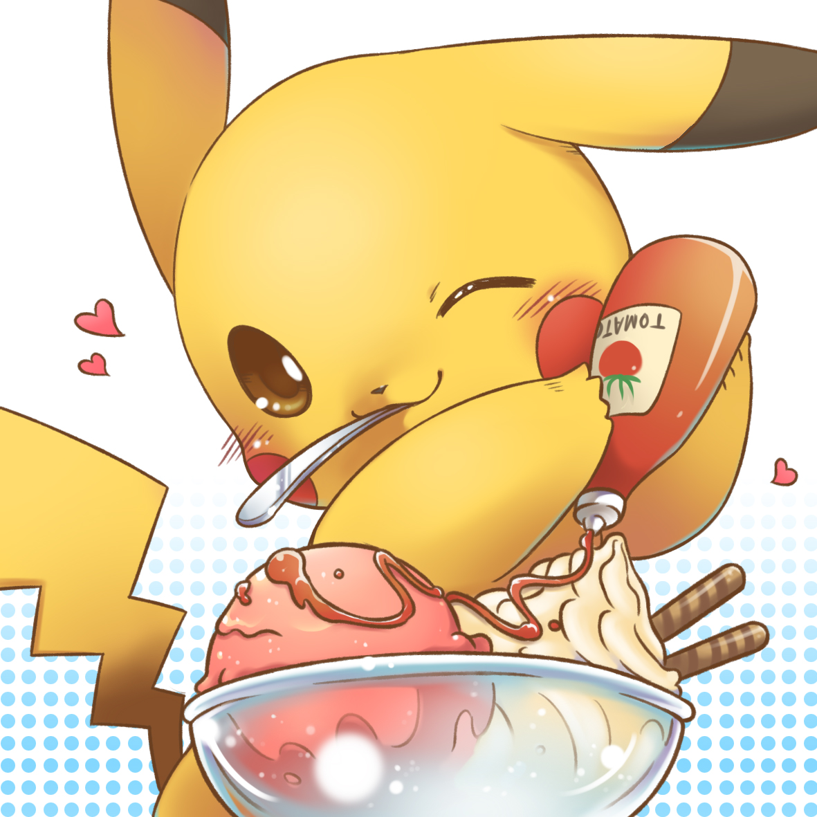 Pikachu Ketchup Wallpapers