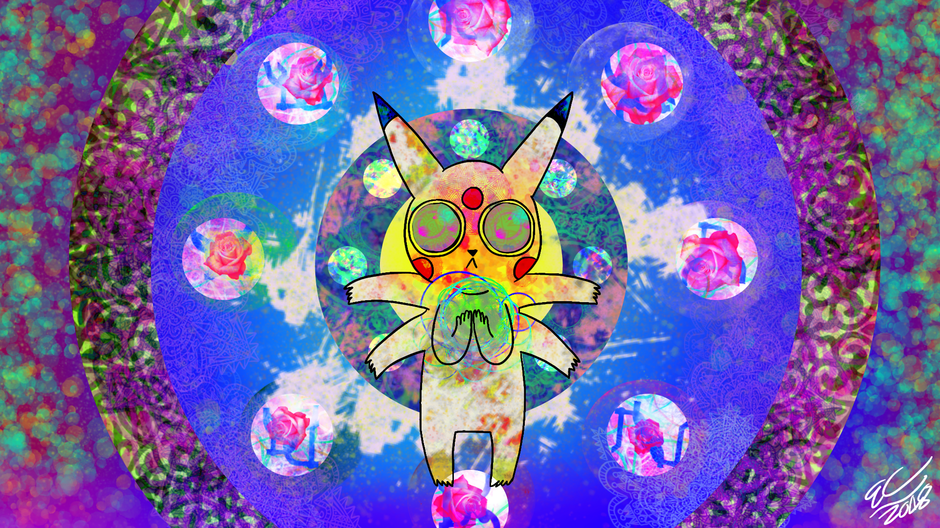 Pikachu On Acid Wallpapers