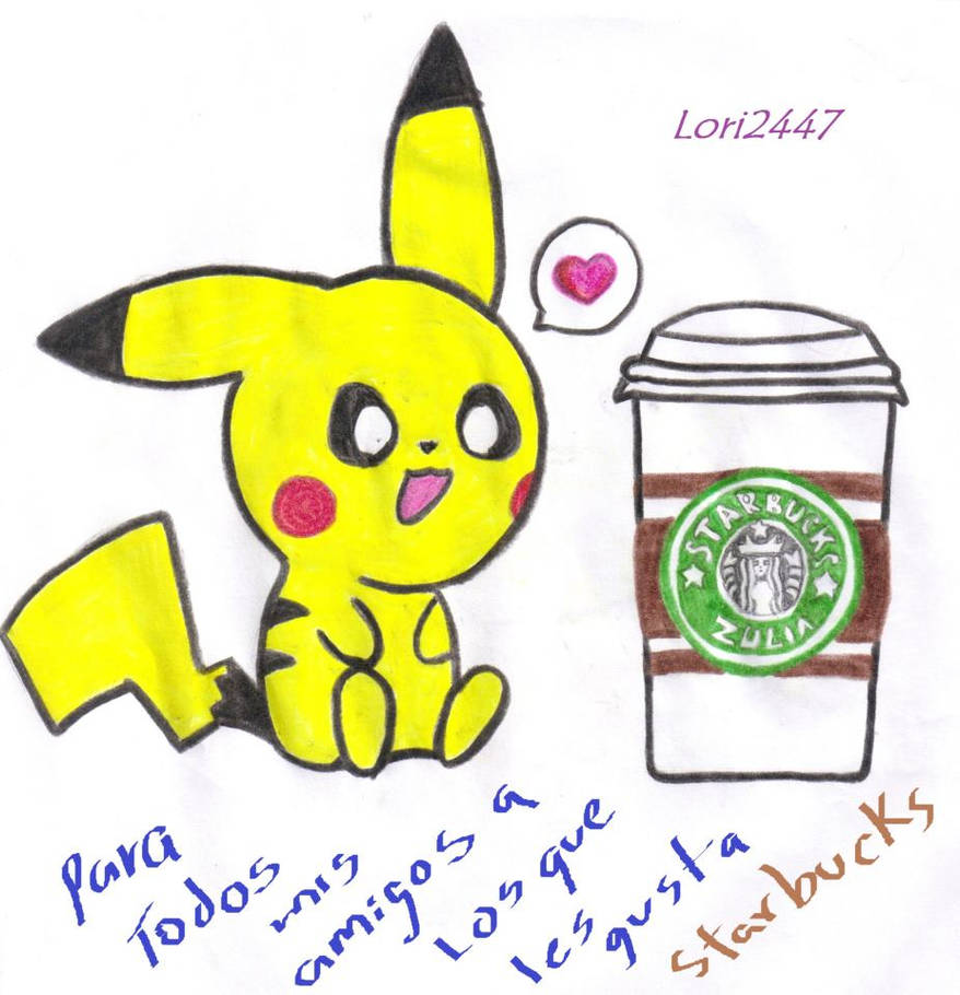 Pikachu Starbucks Wallpapers