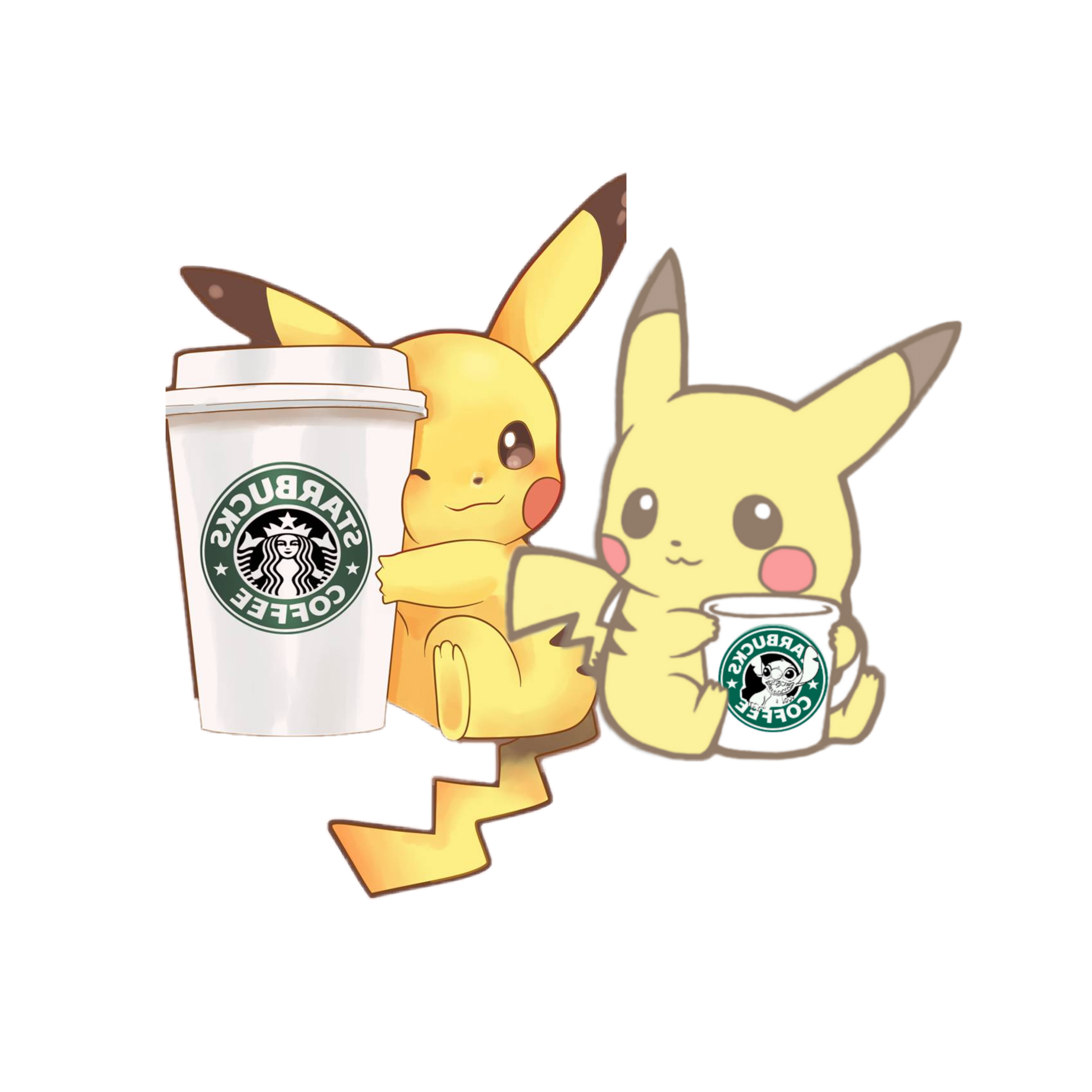 Pikachu Starbucks Wallpapers