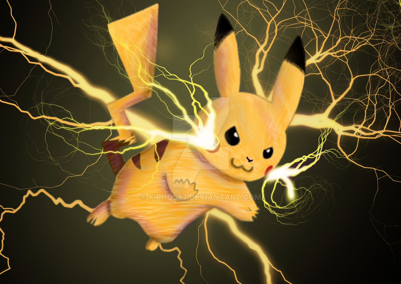 Pikachu Thunderbolt Wallpapers