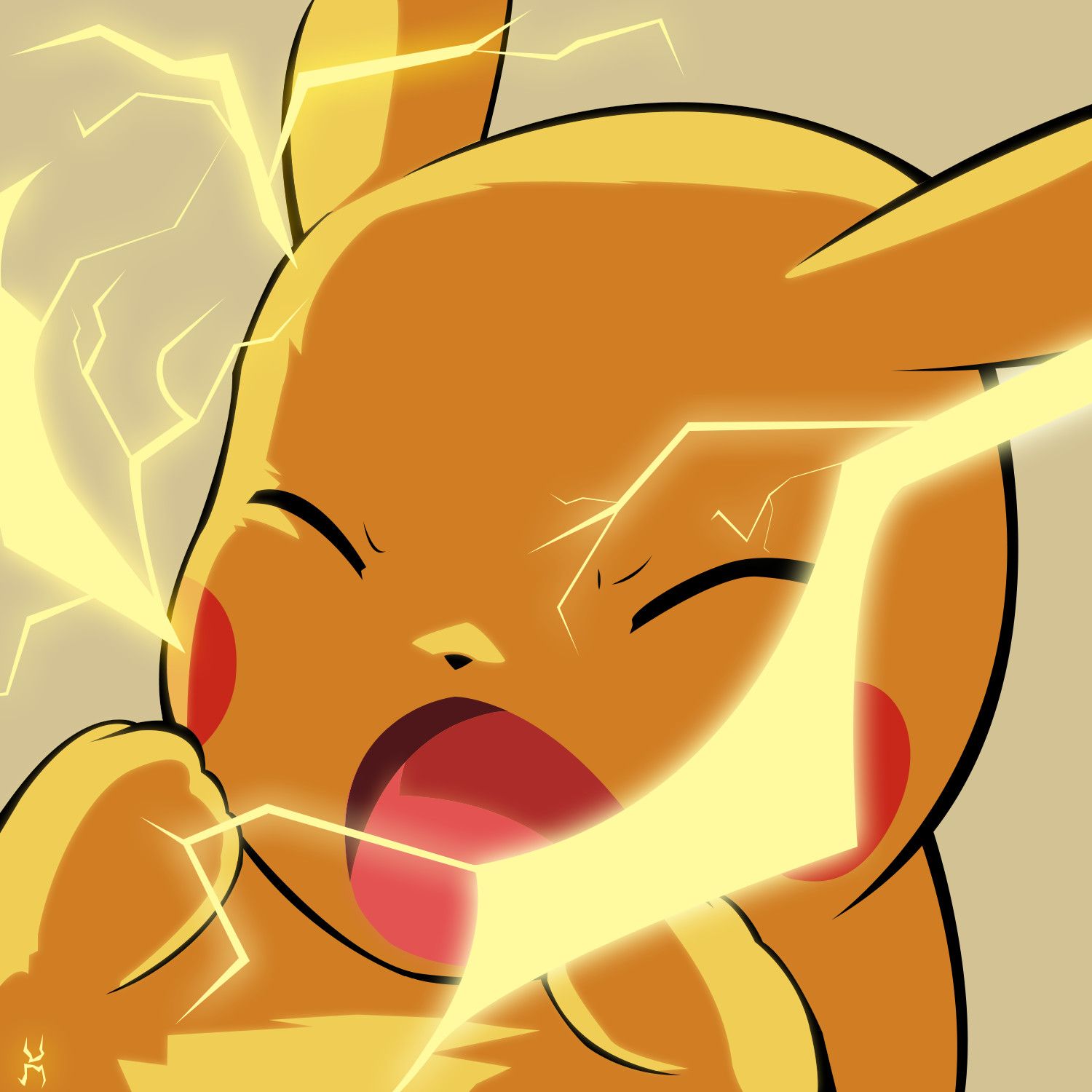 Pikachu Thunderbolt Wallpapers