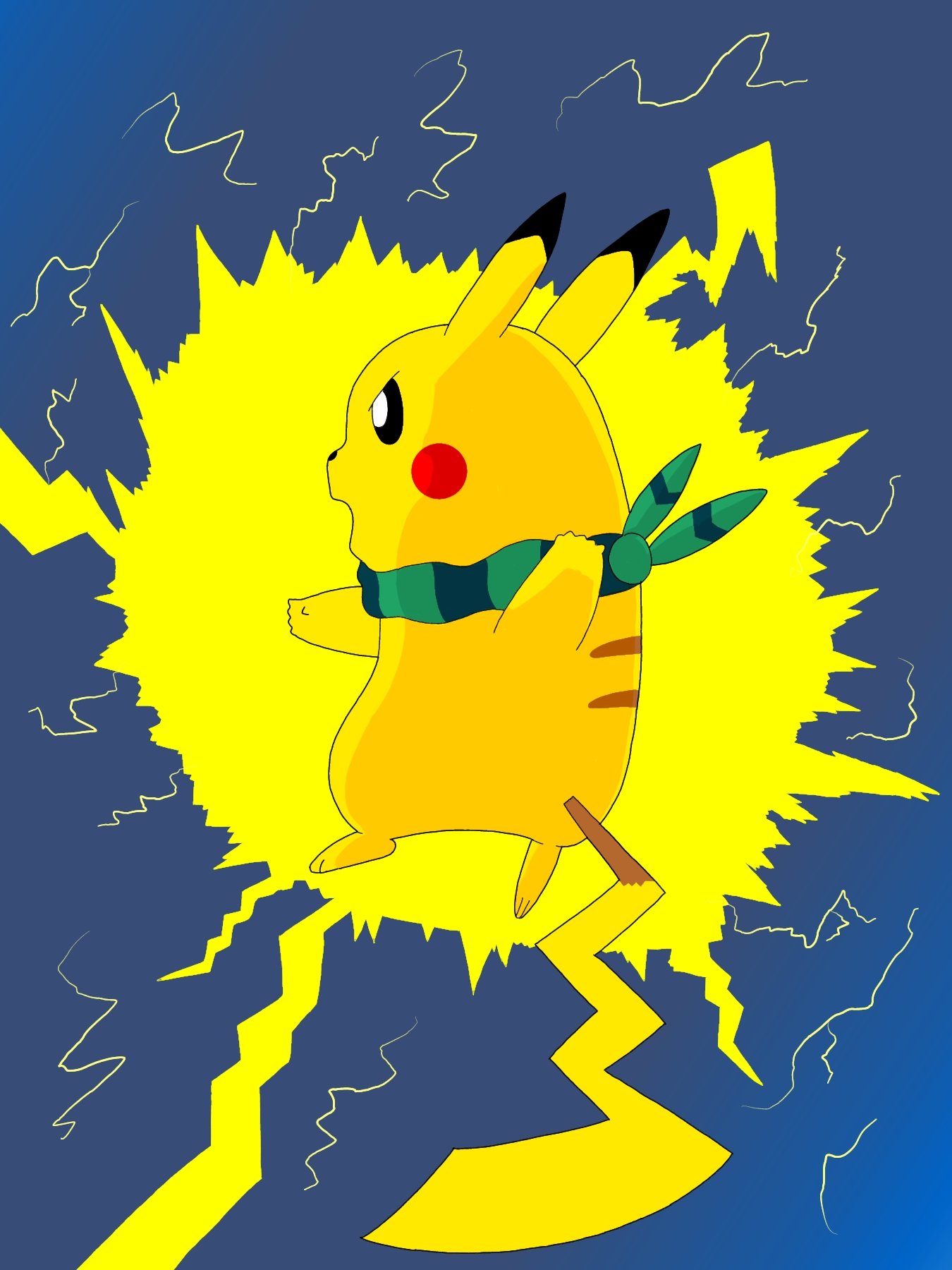 Pikachu Thunderbolt Wallpapers