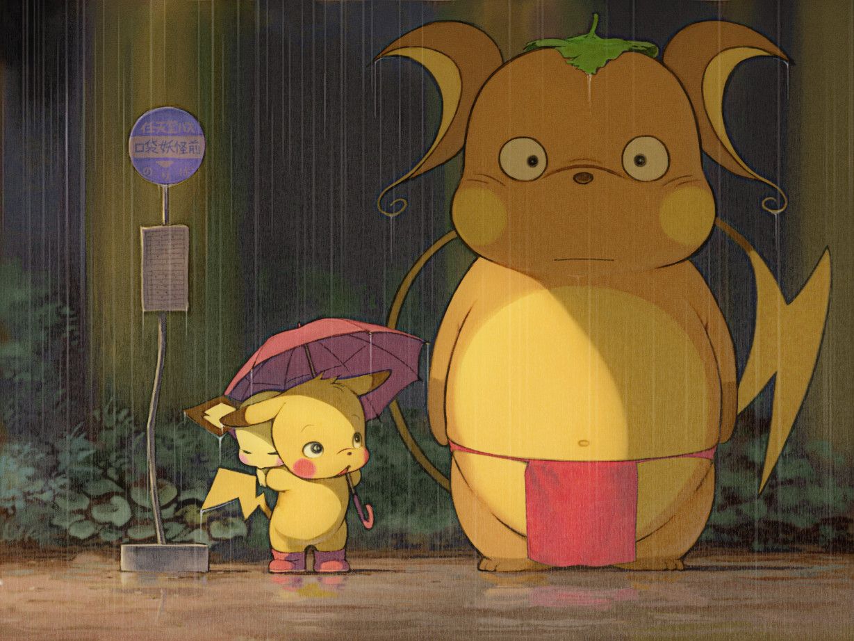 Pikachu Totoro Wallpapers