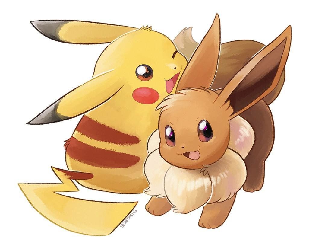 Pikachu X Eevee Wallpapers