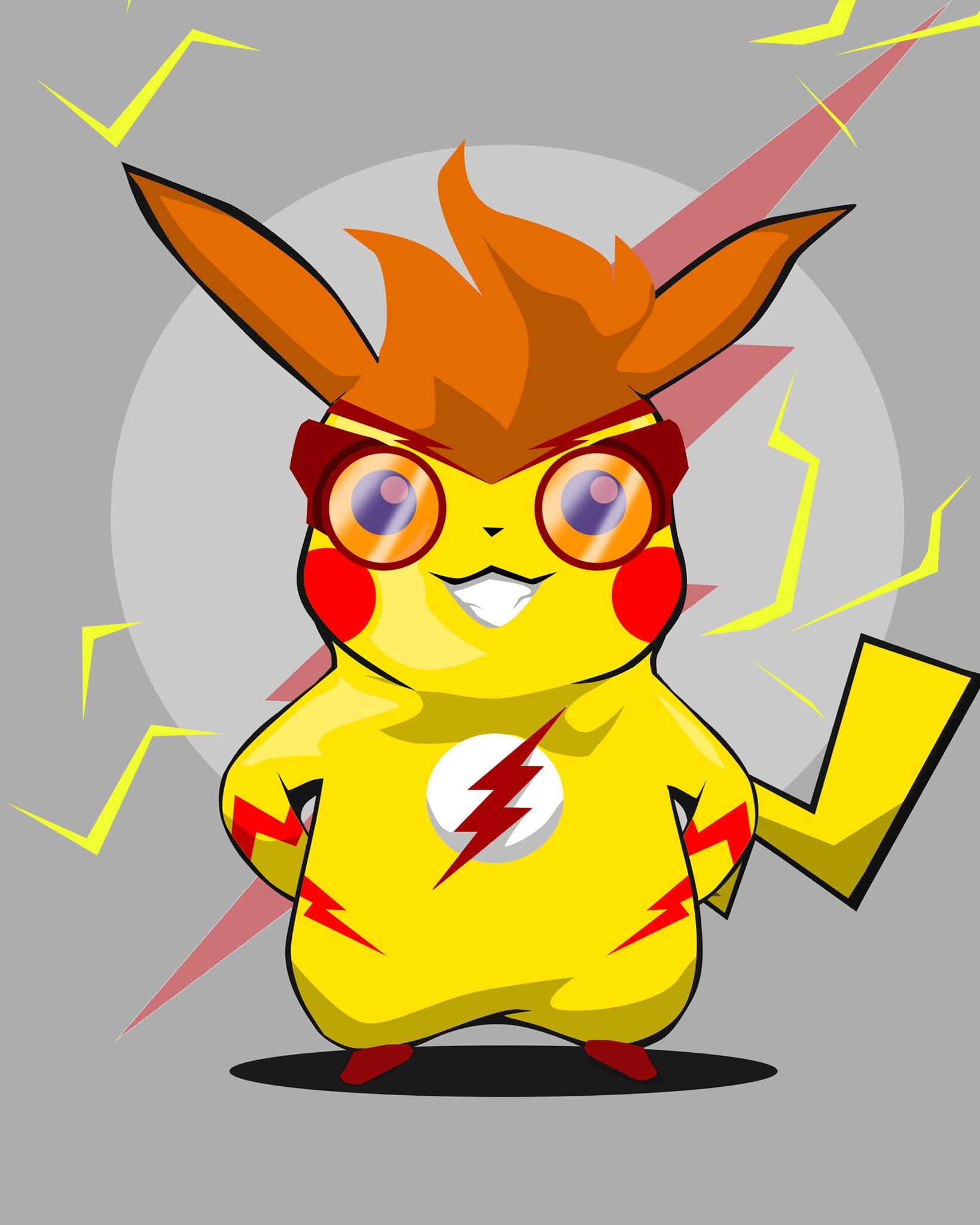 Pikachu X Flash Wallpapers