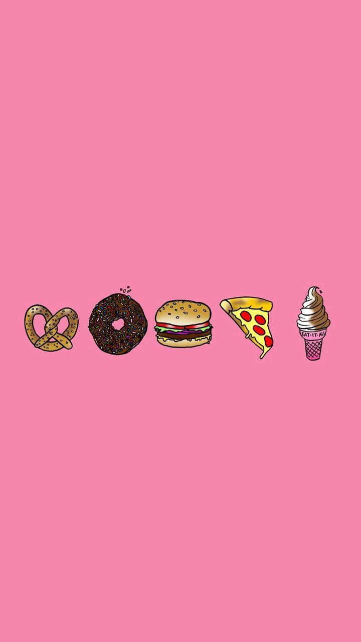 Pink Aesthetic Anime Food Wallpapers