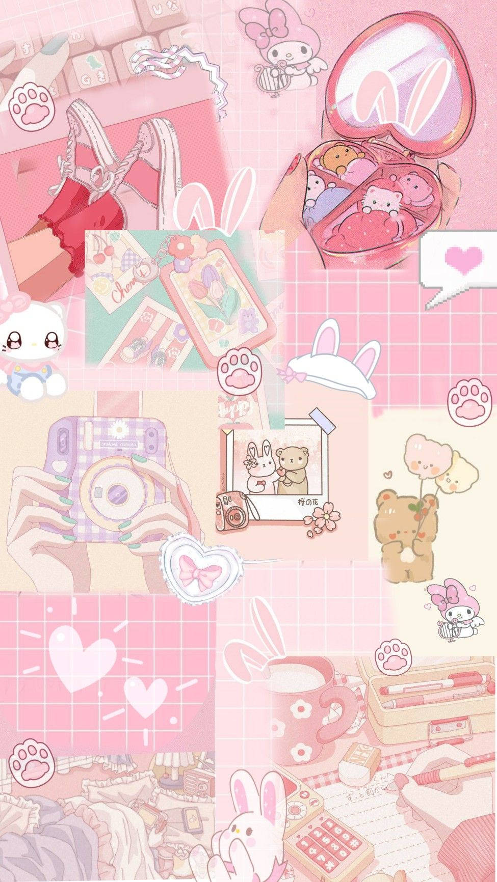 Pink Aesthetic Anime Food Wallpapers