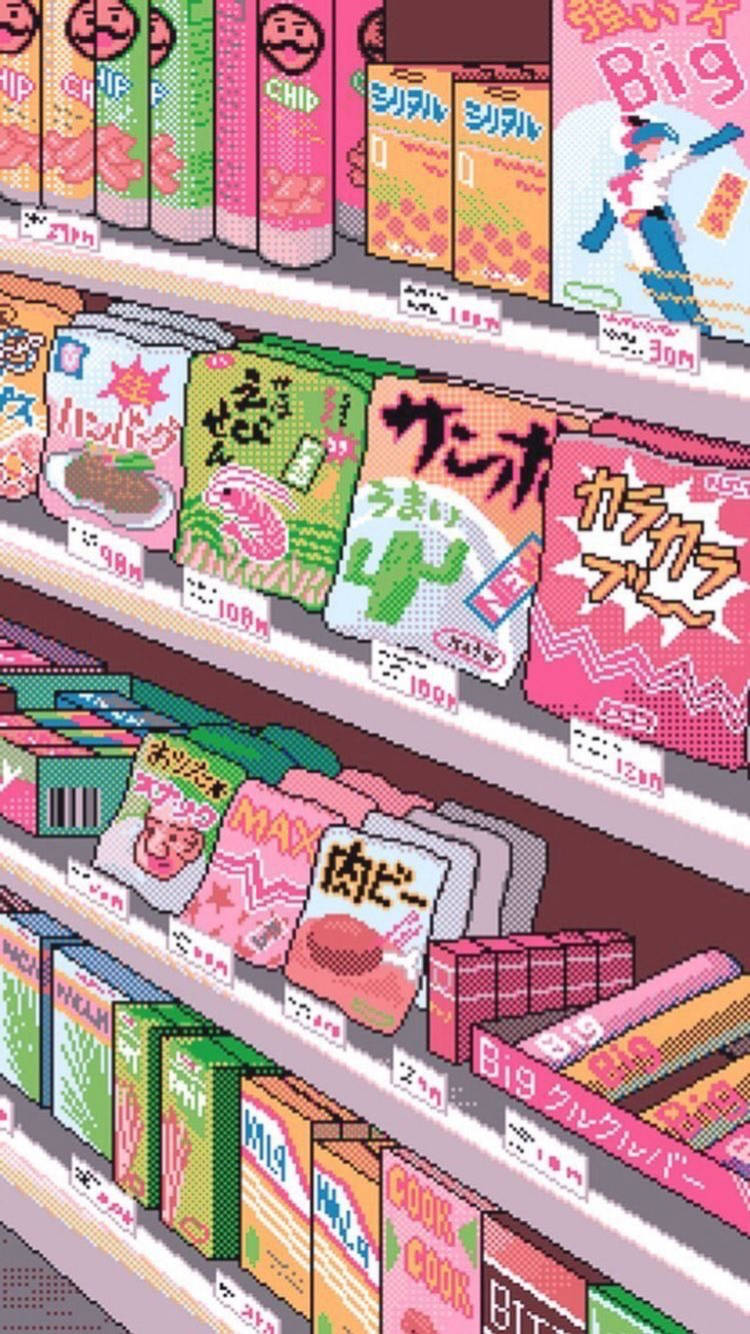 Pink Aesthetic Anime Food Wallpapers