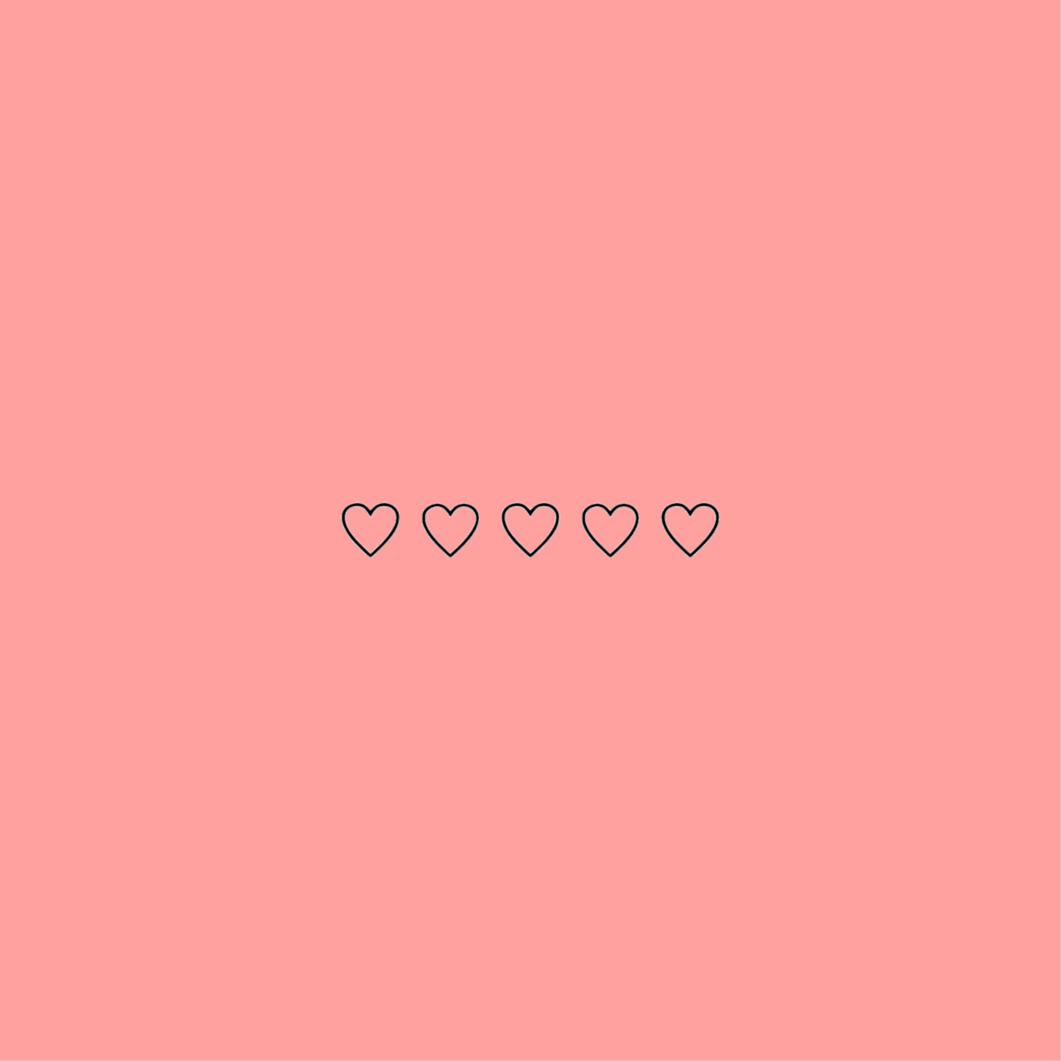 Pink Aesthetic Hearts Wallpapers