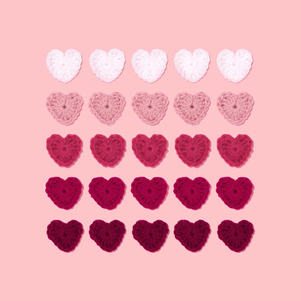 Pink Aesthetic Hearts Wallpapers