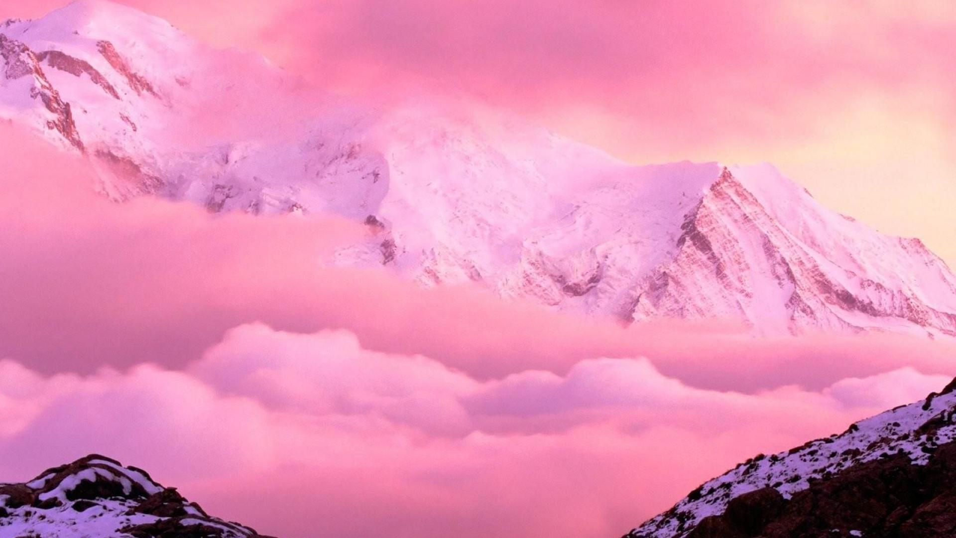 Pink Aesthetic Landscape Wallpapers