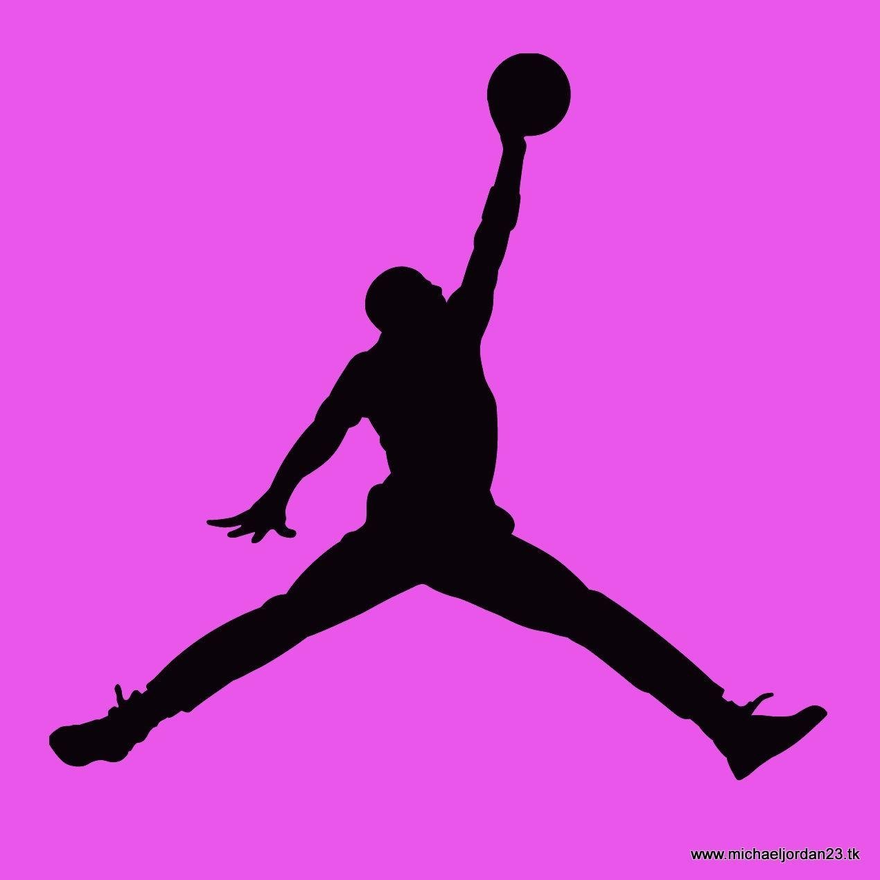 Pink Air Jordan Logo Wallpapers