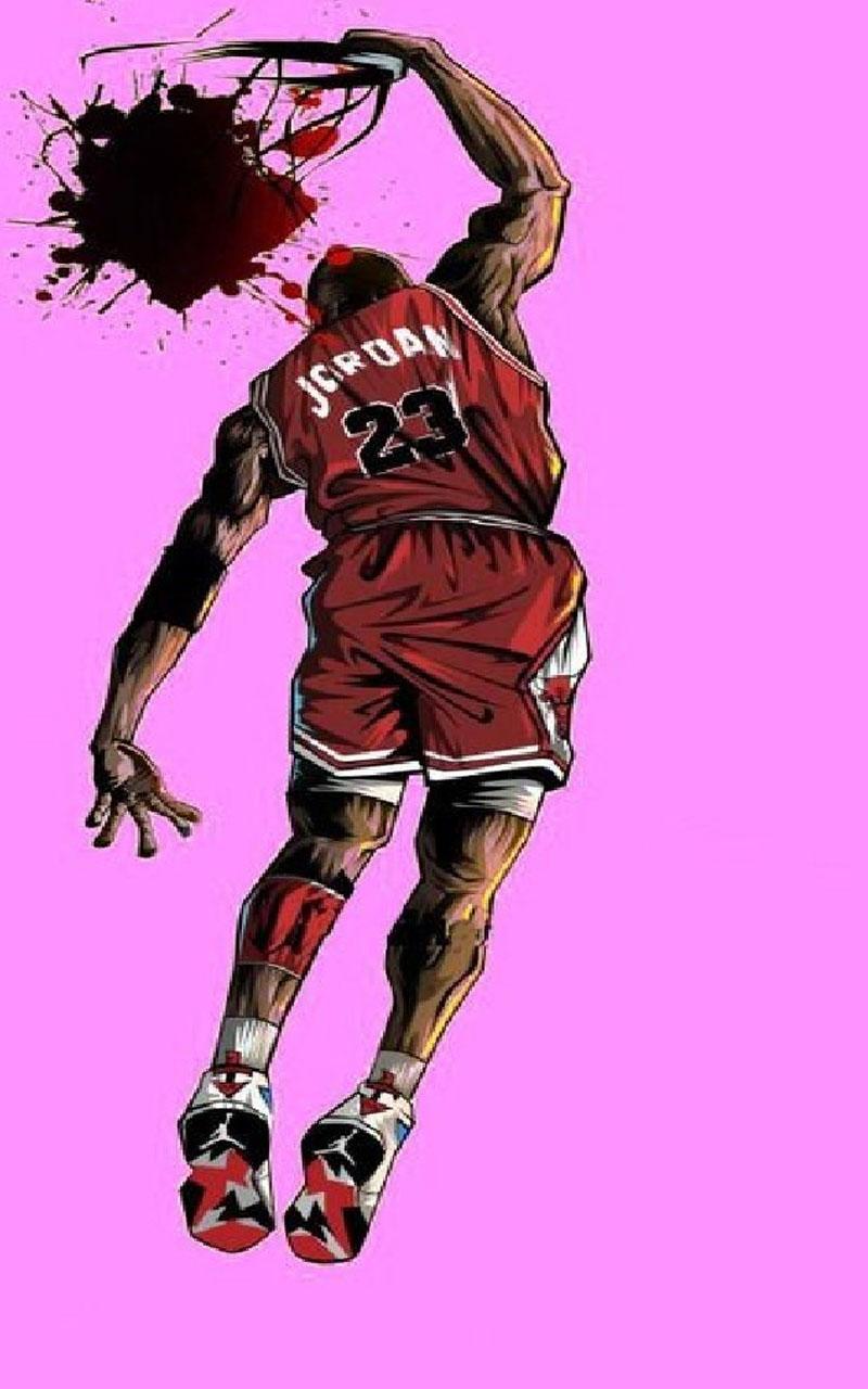 Pink Air Jordan Logo Wallpapers