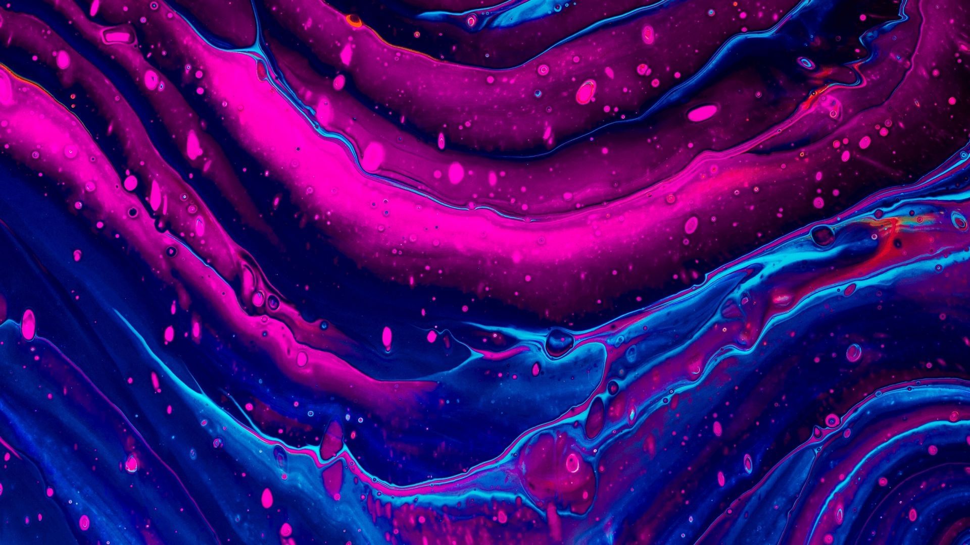 Pink And Blue Abstract Patch Wallpapers