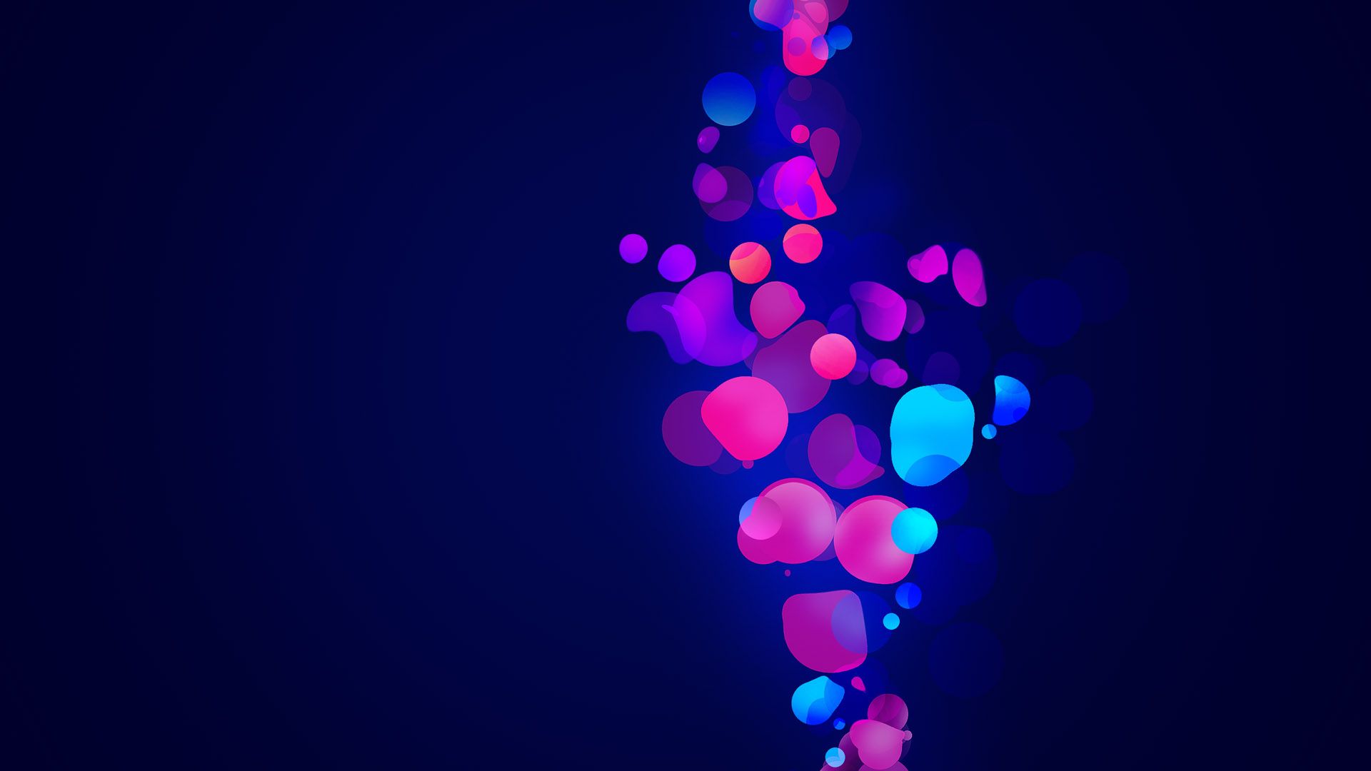 Pink And Blue Abstract Patch Wallpapers