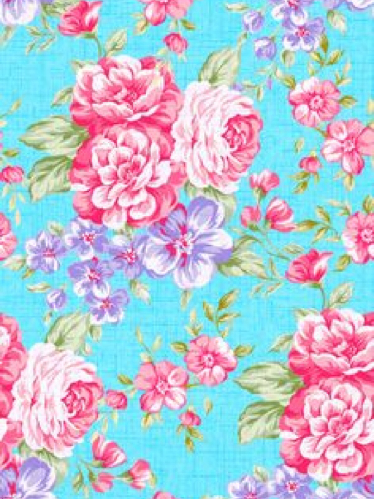 Pink And Blue Flowers Wallpapers