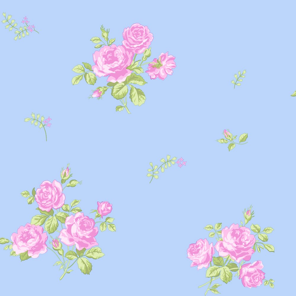 Pink And Blue Flowers Wallpapers