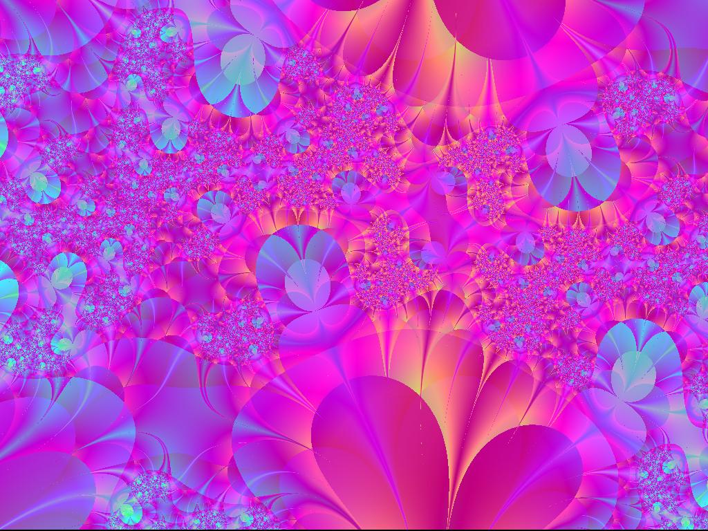 Pink And Blue Flowers Wallpapers