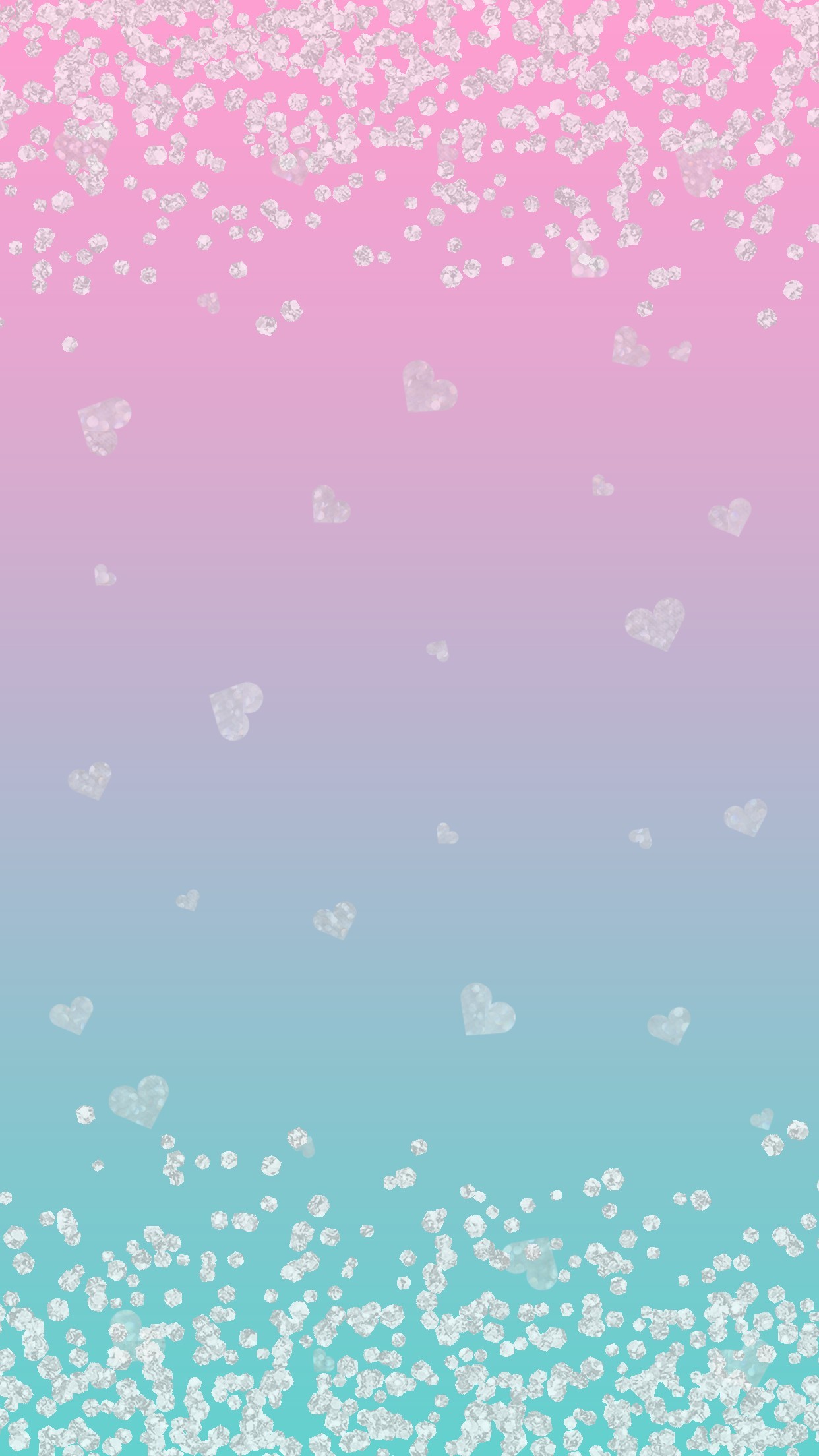 Pink And Blue Glitter Wallpapers