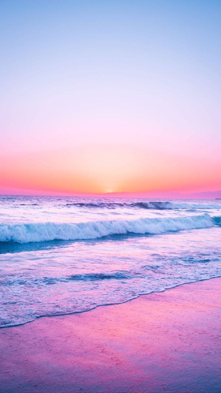 Pink And Blue Sunset Wallpapers