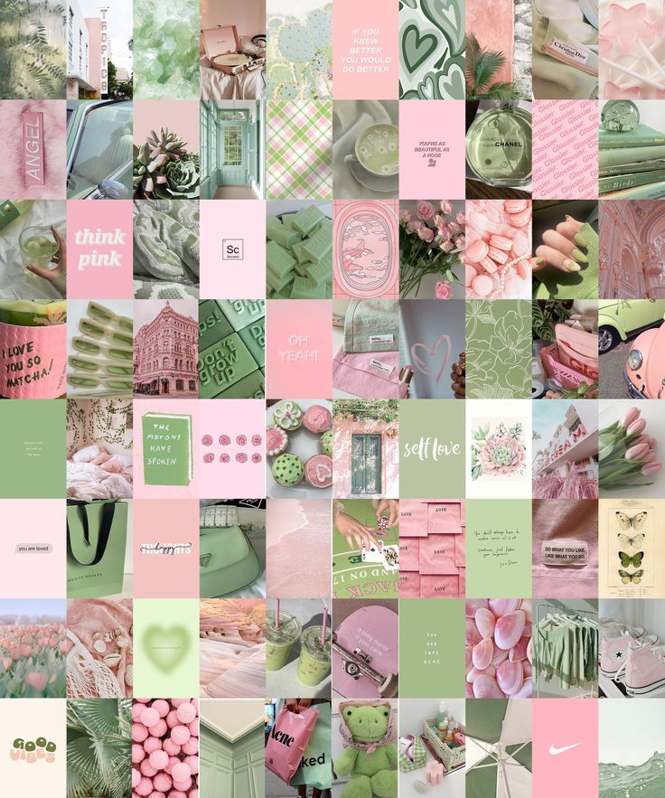 Pink And Green Aesthetic Wallpapers