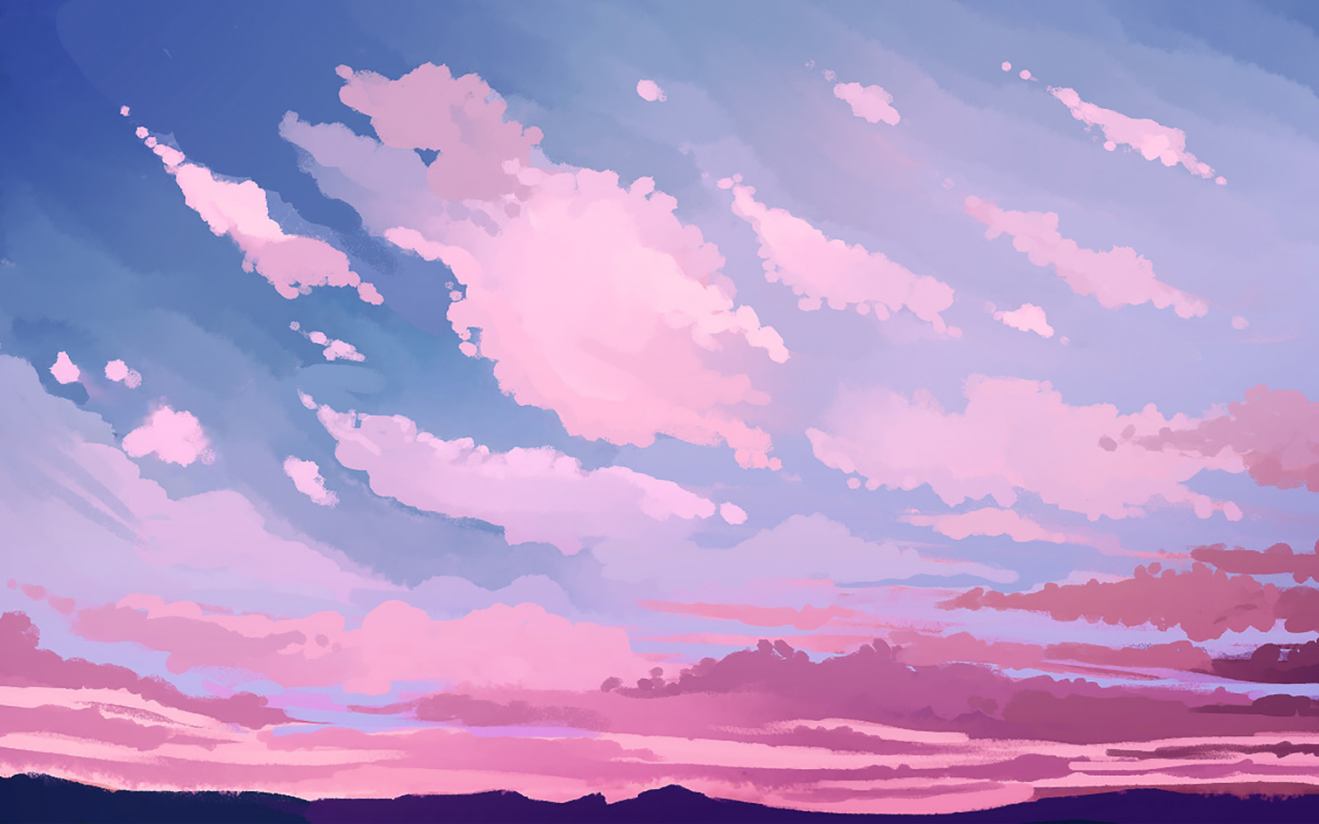 Pink And Purple Clouds Wallpapers