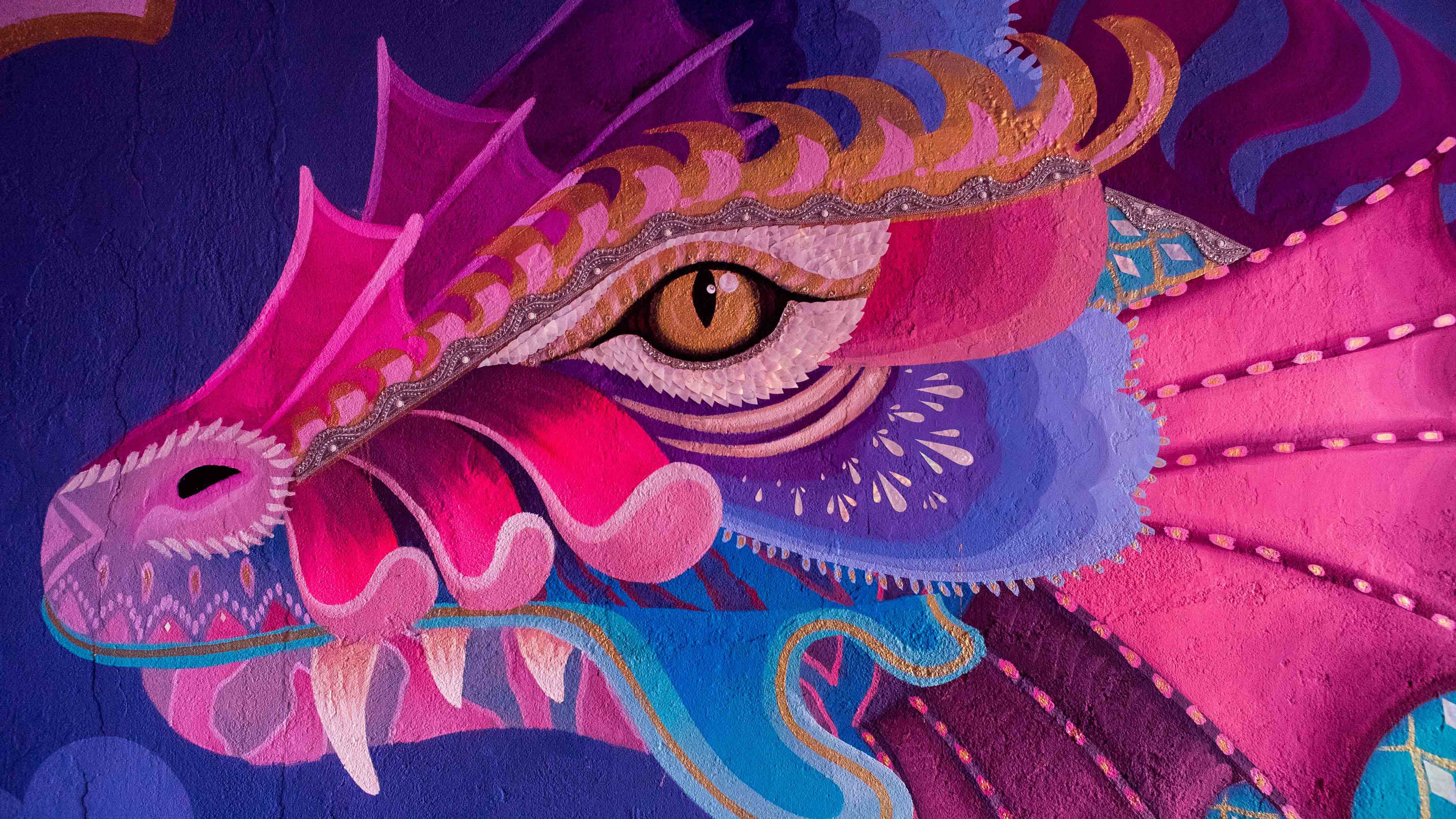 Pink And Purple Dragon Wallpapers