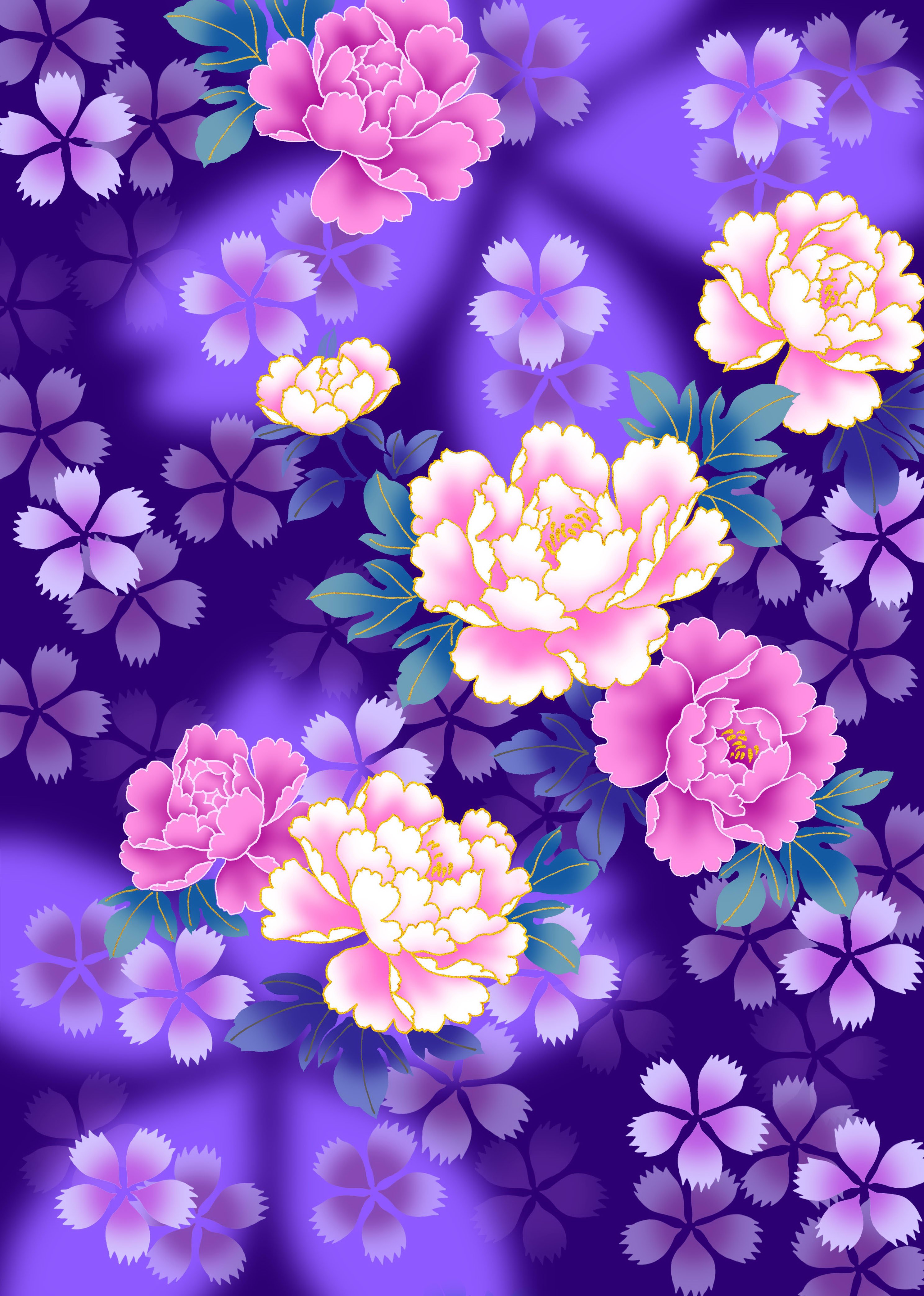 Pink And Purple Flower Wallpapers