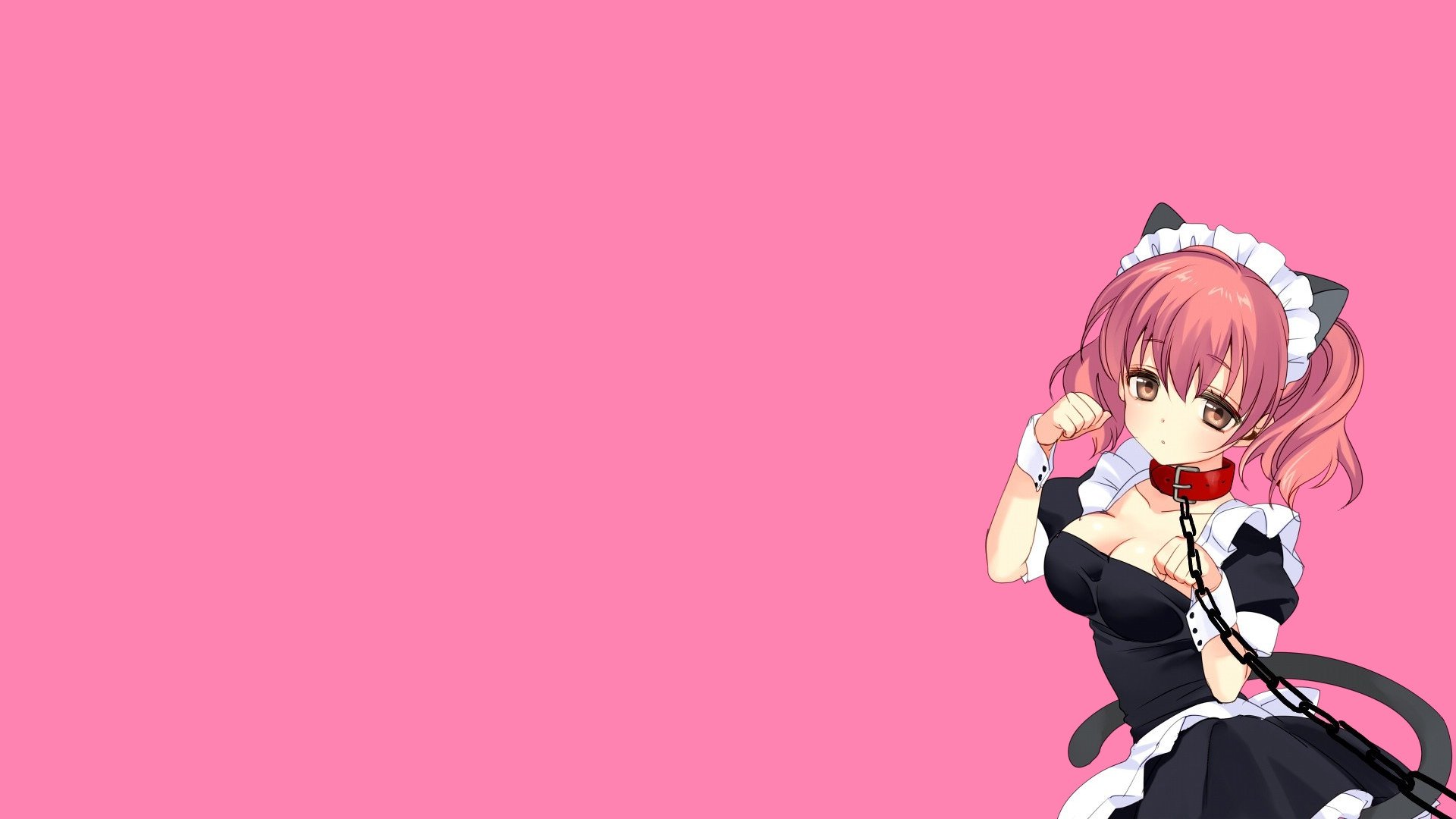 Pink Anime Cat Girl Wallpapers