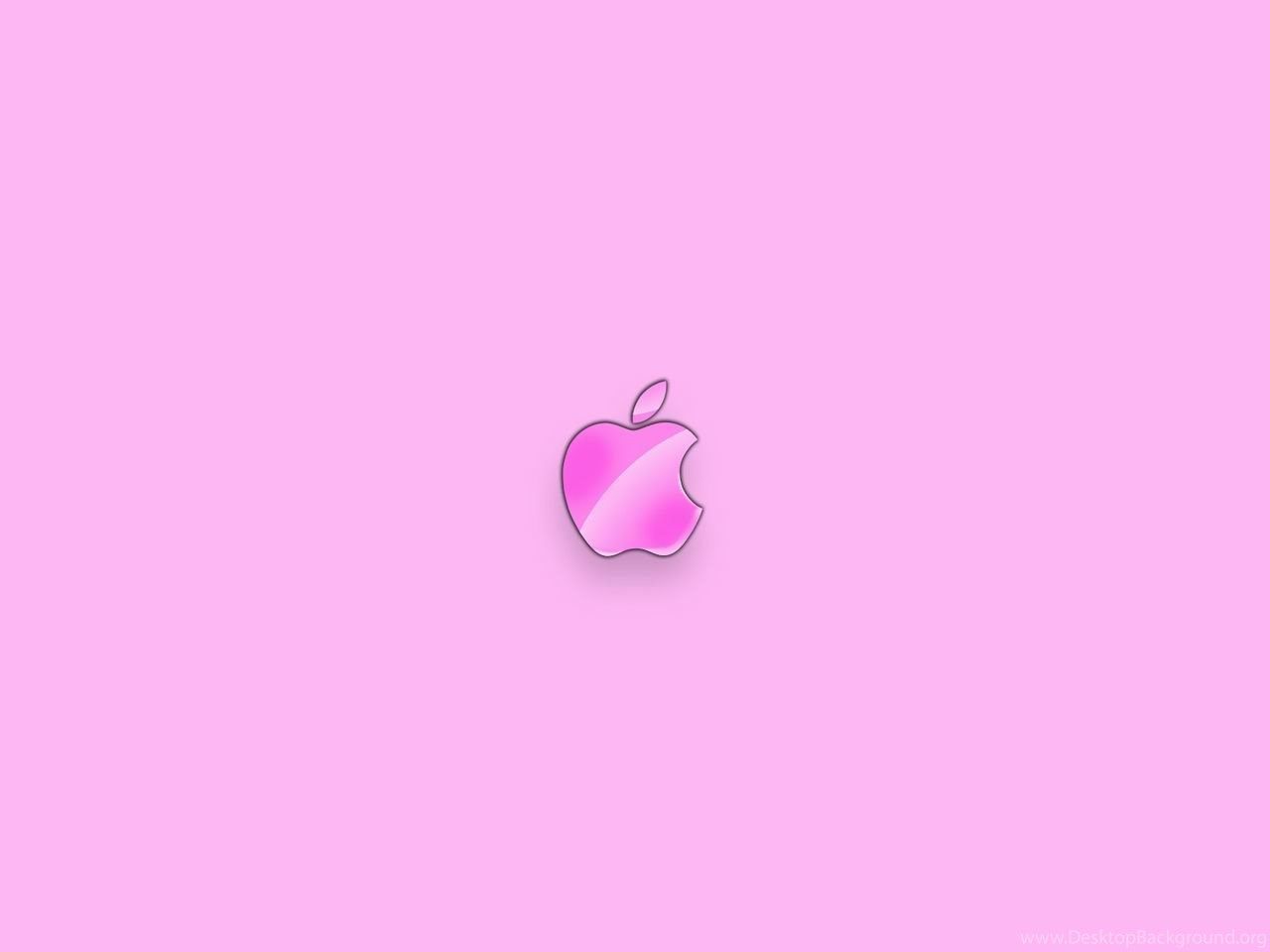 Pink Apple Logo Wallpapers