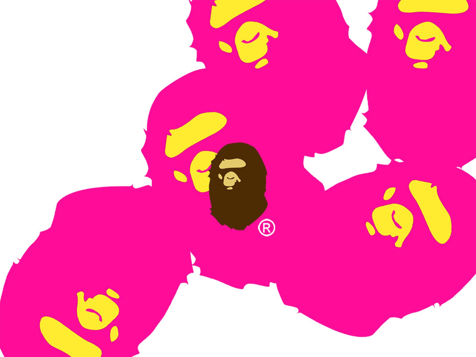 Pink Bape Laptop Wallpapers