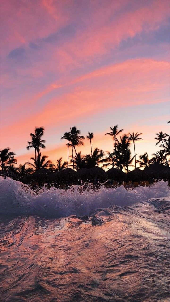 Pink Beach Aesthetic Wallpapers