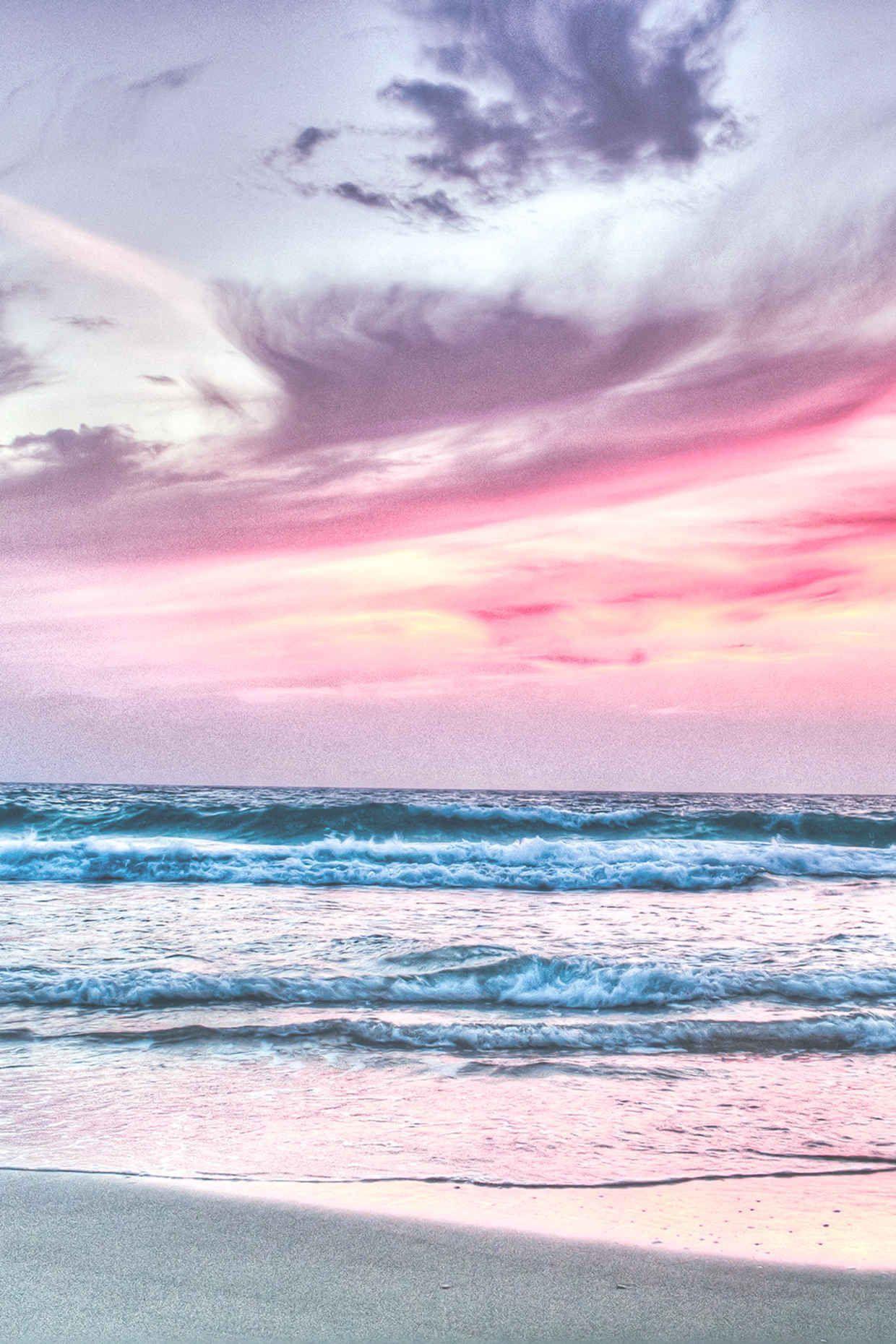Pink Beach Aesthetic Wallpapers