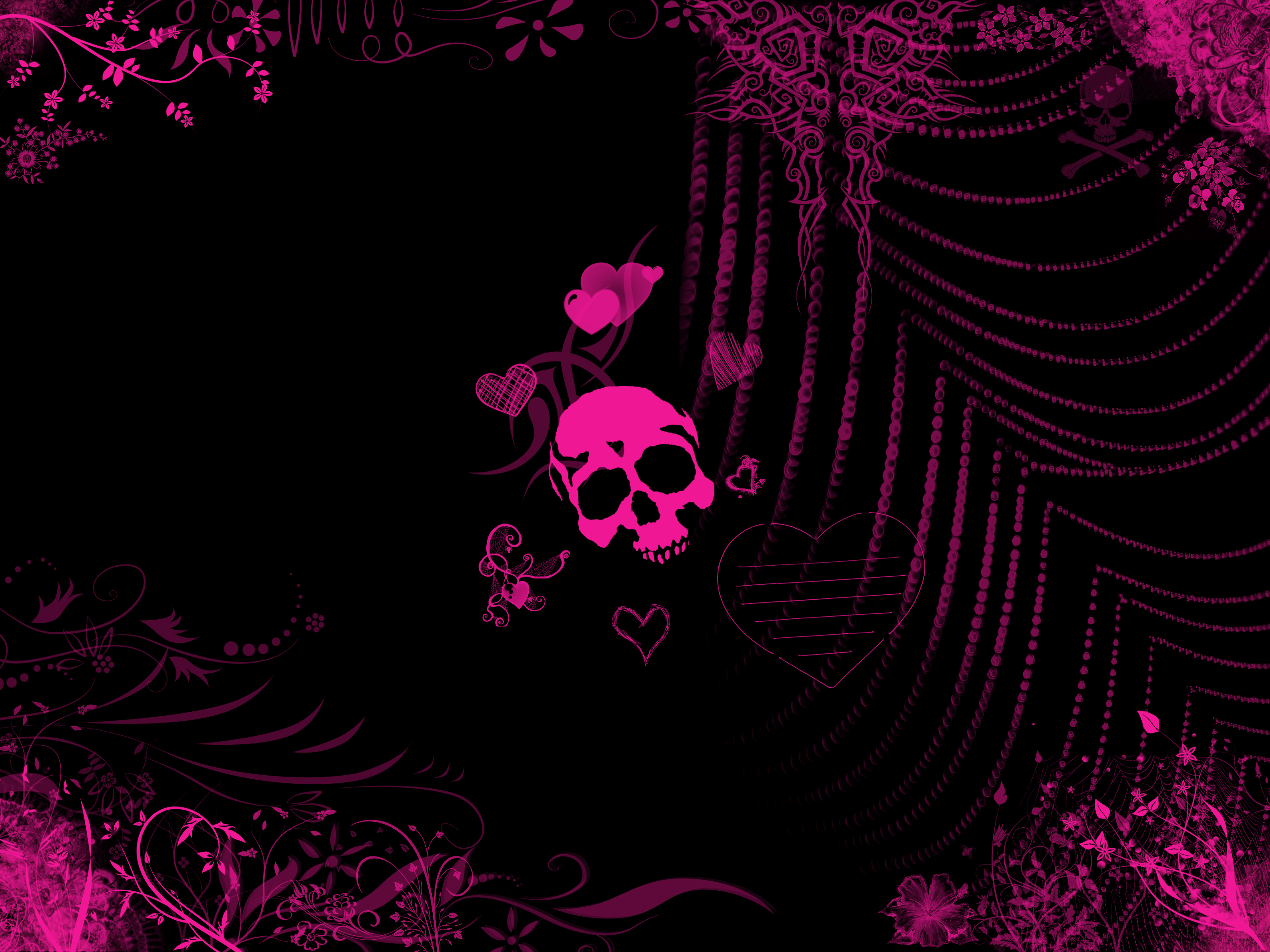 Pink Black Wallpapers