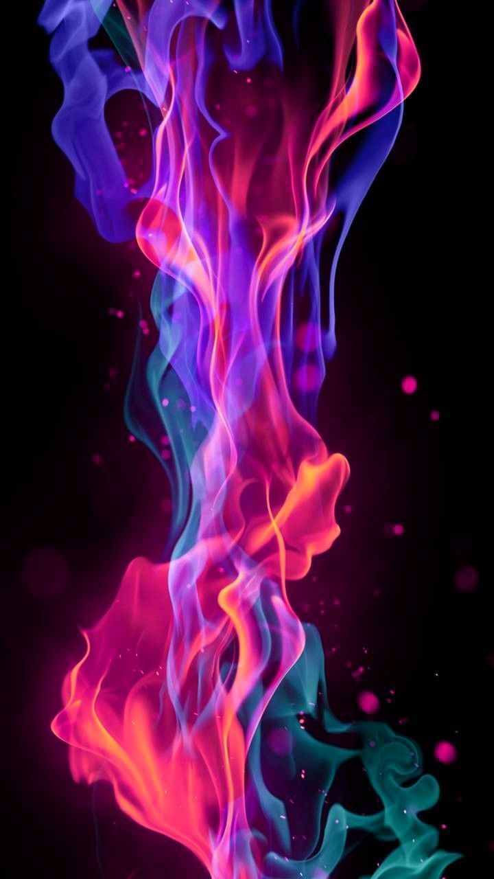 Pink Blue Fire Wallpapers