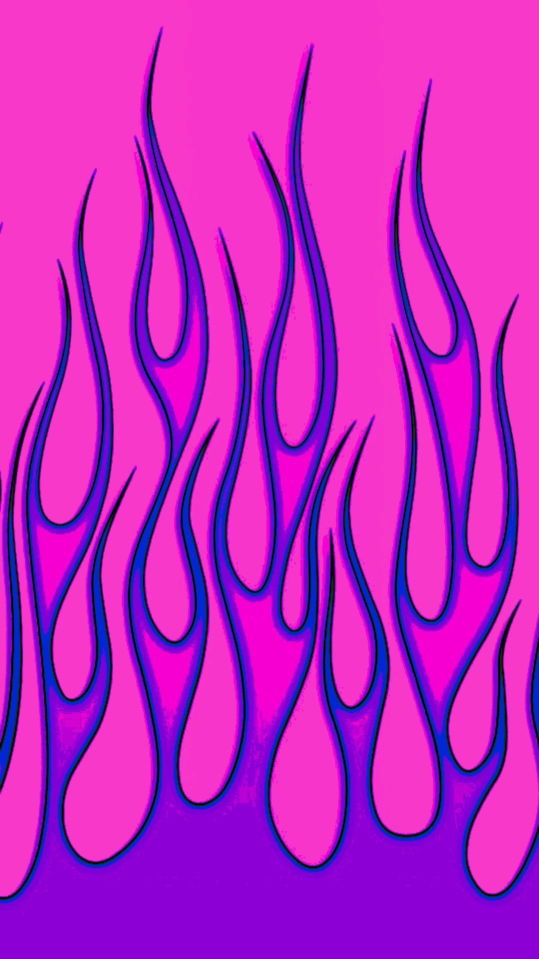 Pink Blue Fire Wallpapers