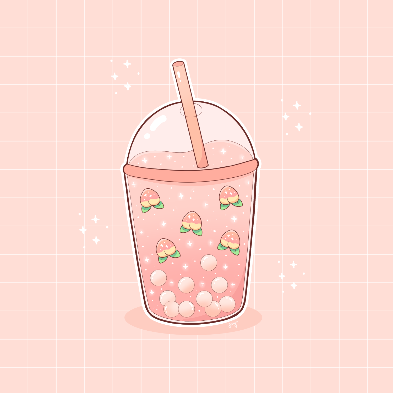 Pink Boba Wallpapers