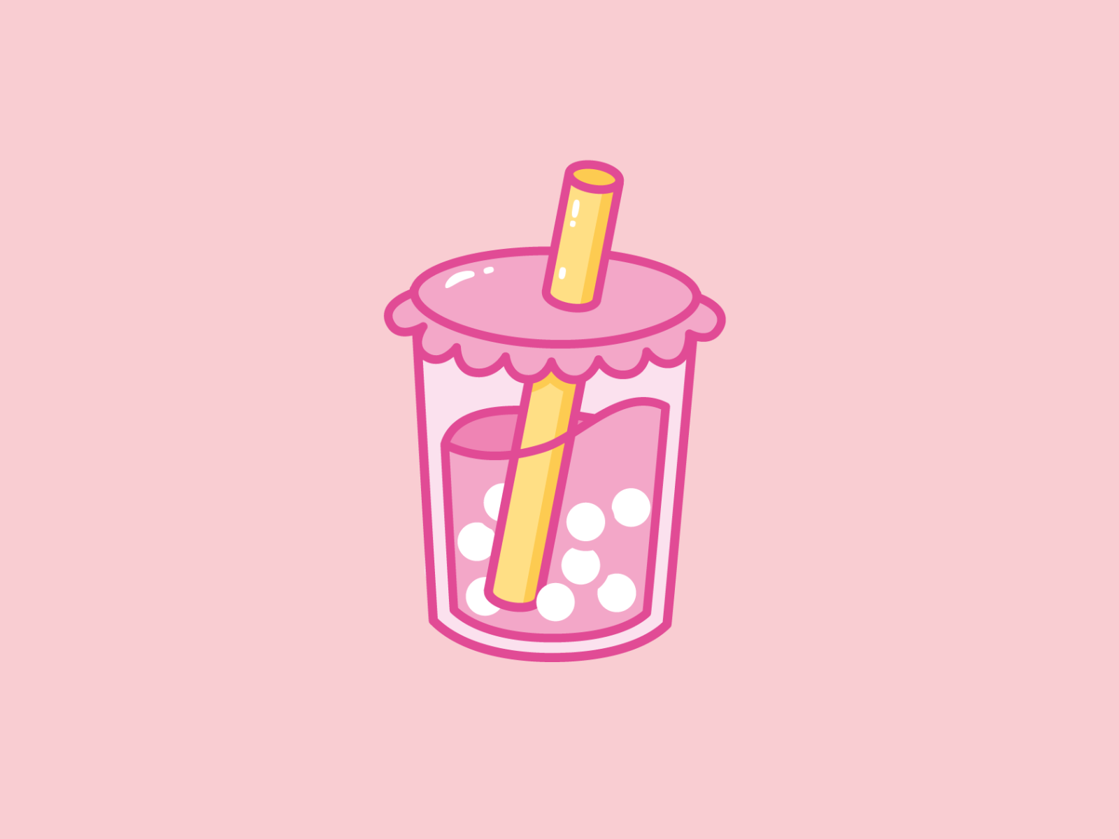 Pink Boba Wallpapers