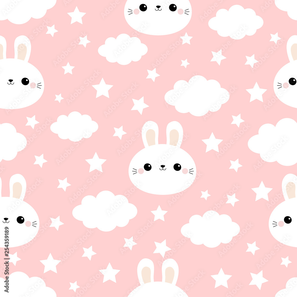 Pink Bunny Kawaii Rabbit Wallpapers