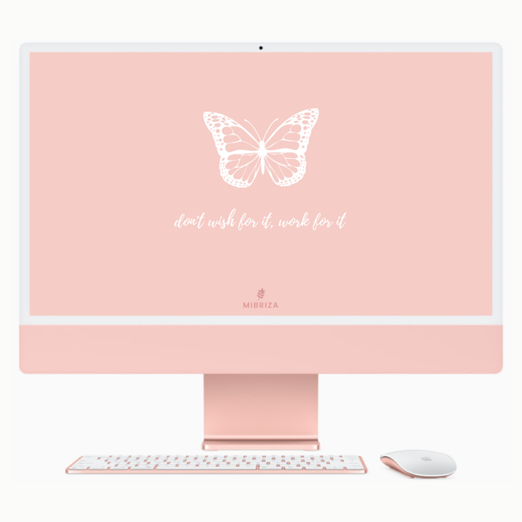 Pink Butterfly Aesthetic Wallpapers